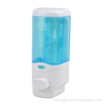Single Plastic Hotel Bathroom Manual Soap Dispenser